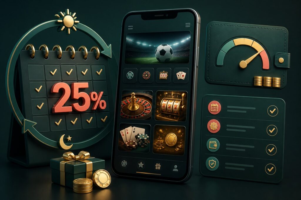 Casino Günlük %25 Yatırım Bonusu koşul ve limit kontrolü
