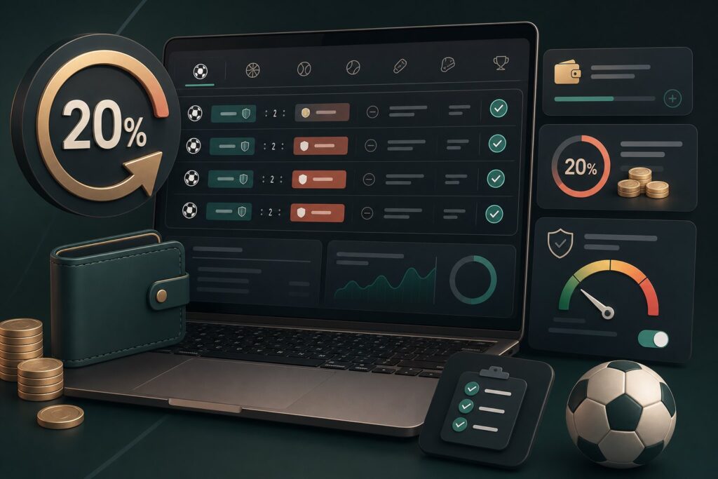 Günlük %20 Spor Kayıp Bonusu koşul ve limit kontrolü